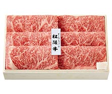【お中元】松阪牛 ロース肉すき焼・焼肉用 *